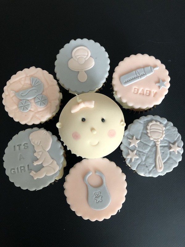 Babyshower cupcakes